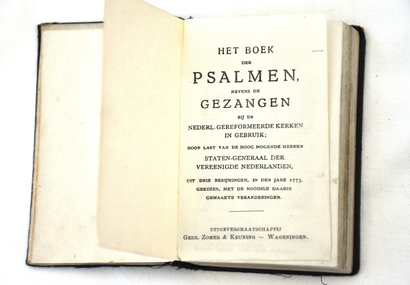 Bekijk detail van "Psalmen en gezangenbundel, 1931"
