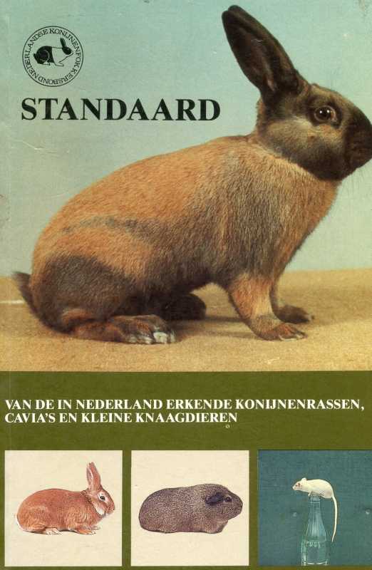 Bekijk detail van "Standaard van de in Nederland erkende konijnenrassen, cavia's en kleine knaagdieren, 1990"
