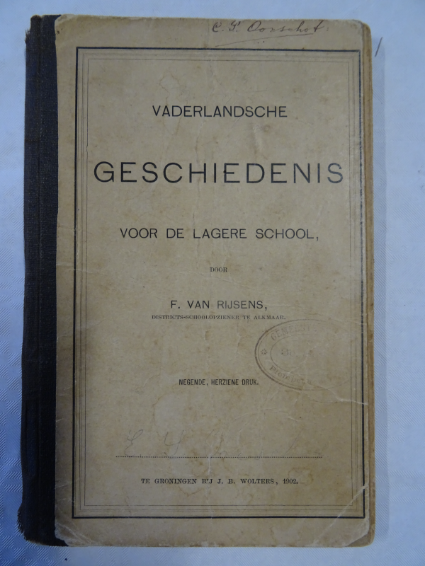 Bekijk detail van "Vaderlandsche Geschiedenis,  1902"