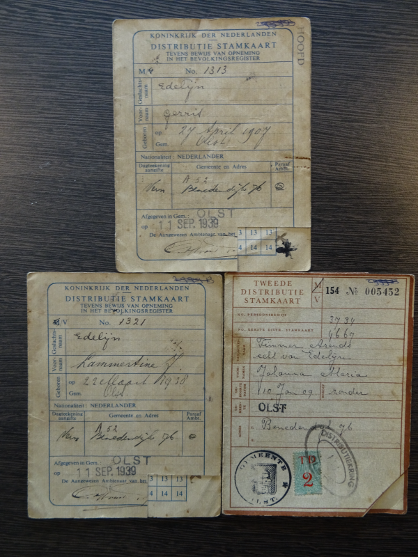 Bekijk detail van "<span class="highlight">Distributie</span> stamkaarten, 1939"