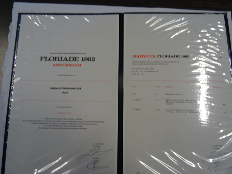 Bekijk detail van "Protocol Floriade Amsterdam, 1982"