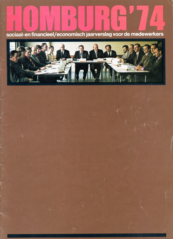 Bekijk detail van "Homburg '74, Sociaal- en financieel/economisch jaarverslag voor de medewerkers, 1974"