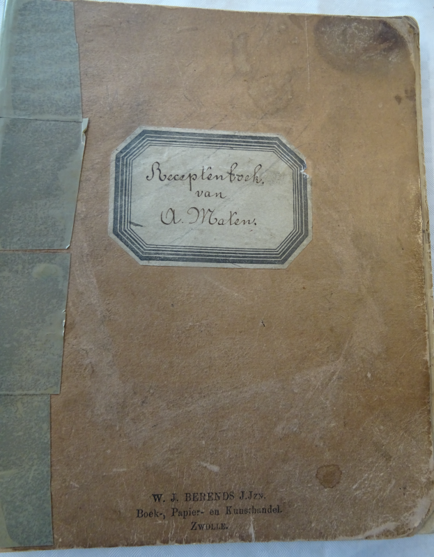 Bekijk detail van "Handgeschreven receptenboek A. Maten, 1904"