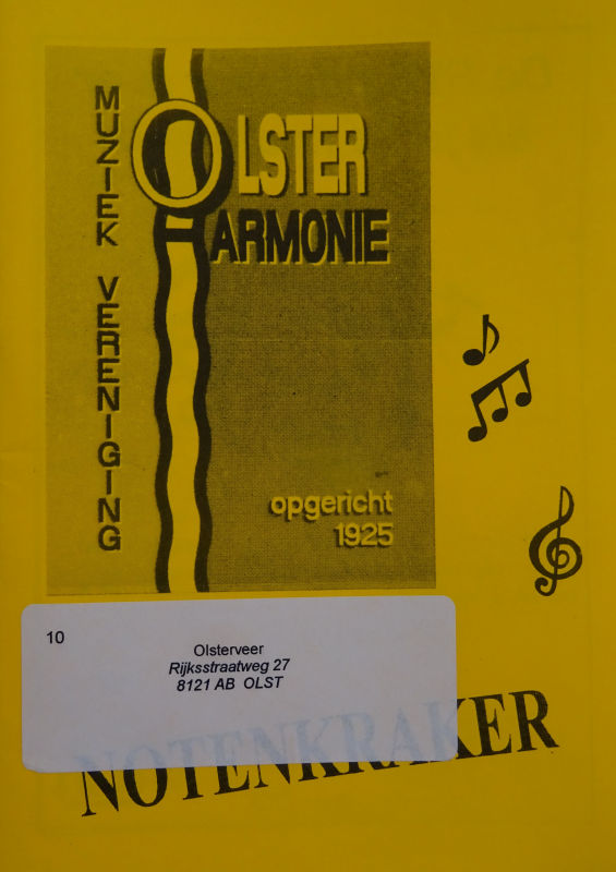 Bekijk detail van "Clubblad Olster Harmonie, 2001"