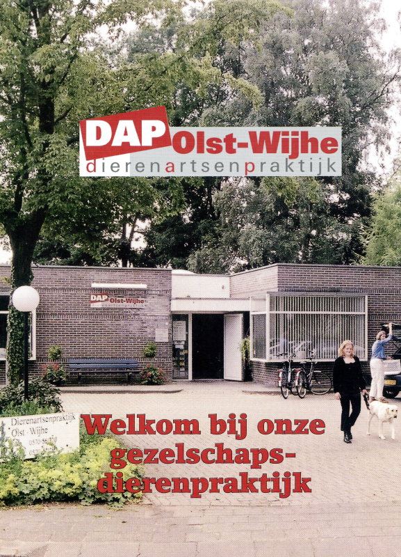 Bekijk detail van "Welkom bij onze gezelschapsdierenpraktijk DAP,  2002"