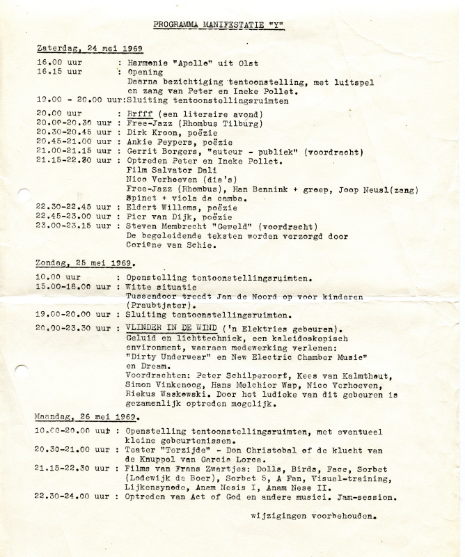 Bekijk detail van "Programma manifestatie IJ, 1969"