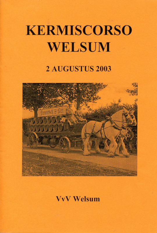 Bekijk detail van "Programmaboekje Kermiscorso <span class="highlight">Welsum</span>, 2003"
