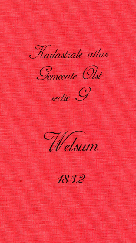 Bekijk detail van "Kadastrale Atlas Gemeente Olst sectie G. Welsum 1832"