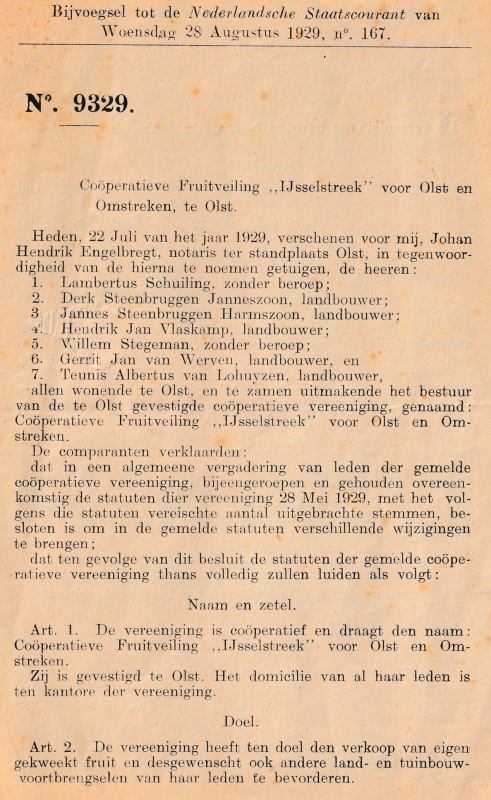 Bekijk detail van "Bijvoegsel Nederlandsche Staatscourant, 1929"