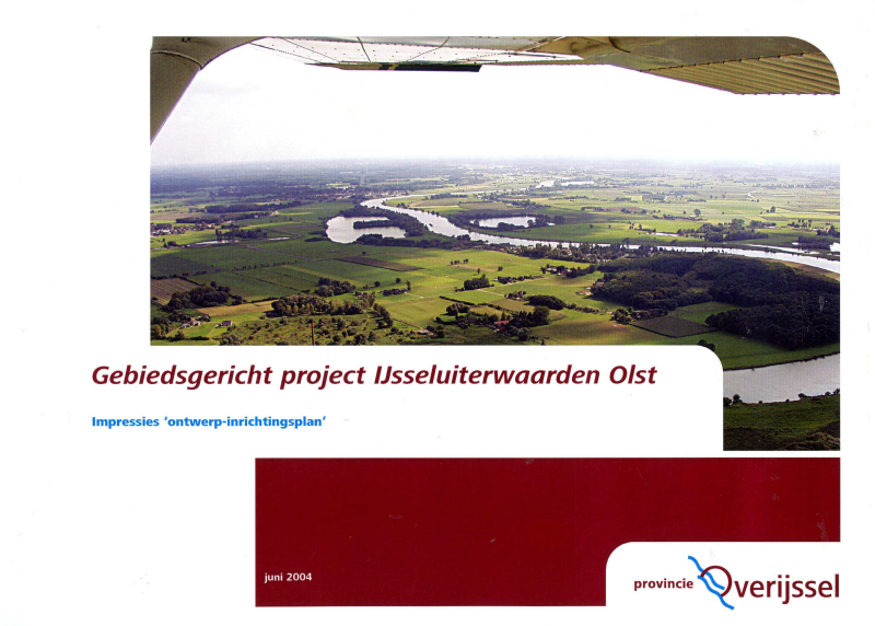 Bekijk detail van "Boekwerkje: Gebiedsgericht project IJsseluiterwaarden Olst, 2004"