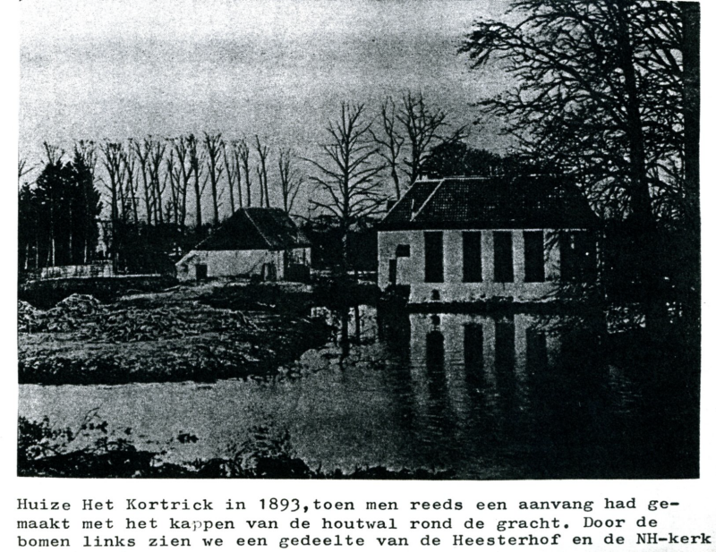 Bekijk detail van "Geschiedenis van Huize Het Kortrick, 1986  met foto's en veilingkaart uit 1888"