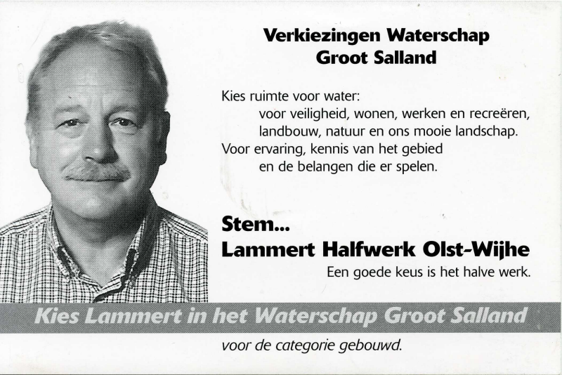 Bekijk detail van "Stem: Lammert Halfwerk Olst-Wijhe,  2004."