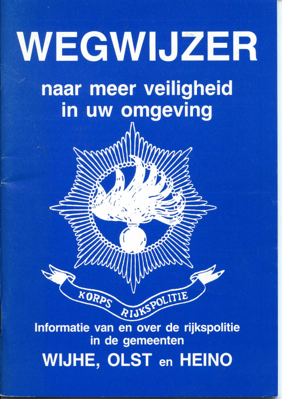 Bekijk detail van "Wegwijzer naar meer veiligheid in uw omgeving, 1988"