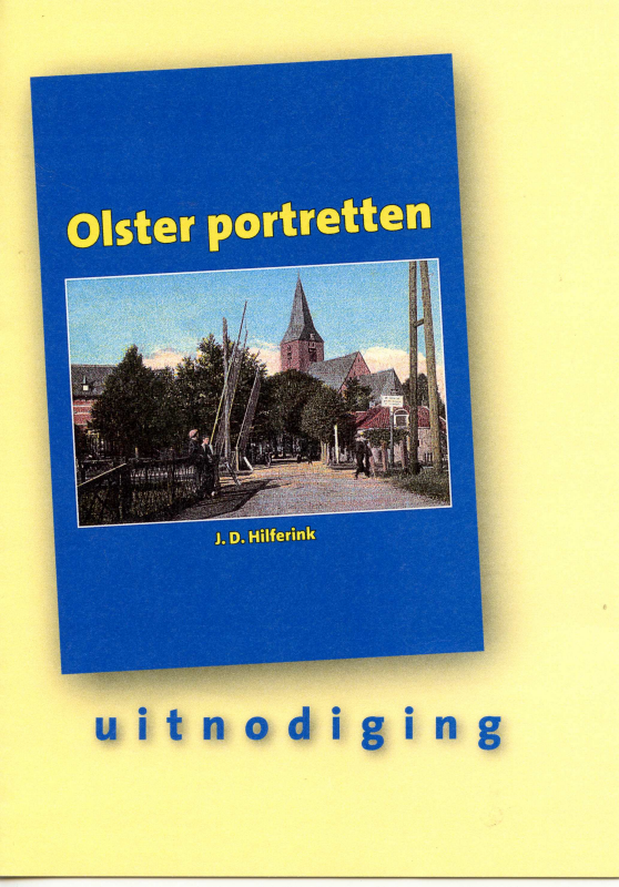 Bekijk detail van "Uitnodiging voor de feestelijke presentatie van het boek Olster Portretten, 2005"