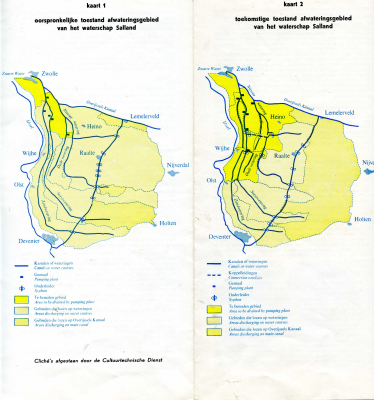Bekijk detail van "Folder: Waterschap Salland Olst augustus 1964."