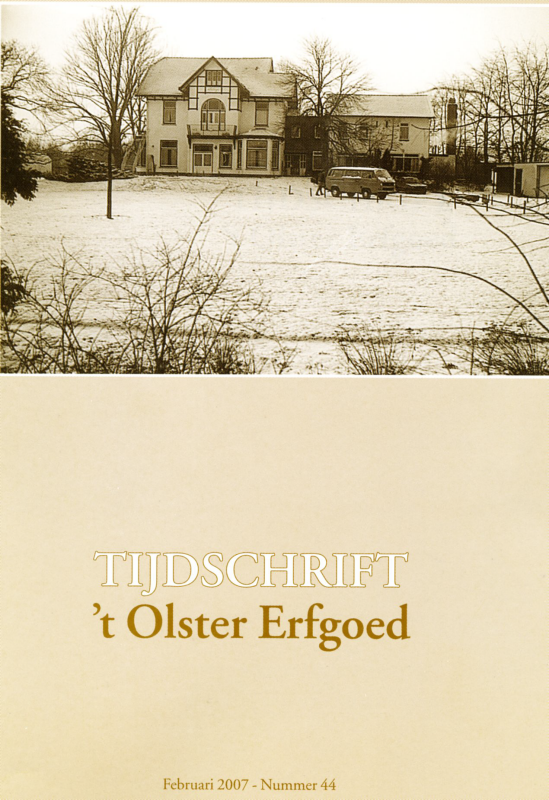 Bekijk detail van "Tijdschrift 't Olster Erfgoed, nr. 44, 2007"