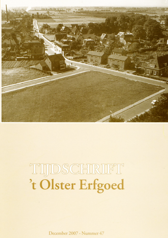 Bekijk detail van "Tijdschrift Historische Vereniging 't Olster Erfgoed, nr. 47, 2007"