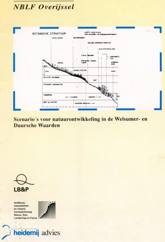 Bekijk detail van "Scenario's voor natuurontwikkeling in de Welsumer- en Duursche Waarden, 1993"