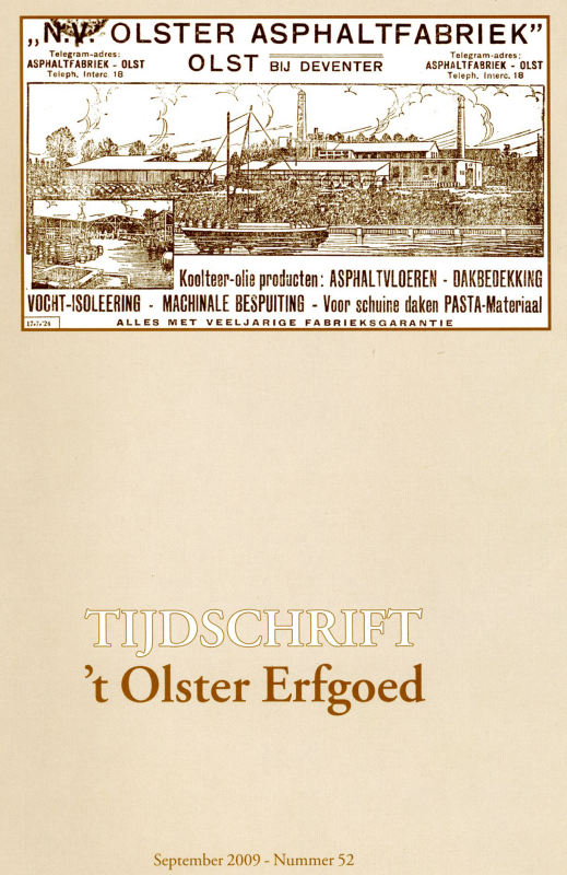 Bekijk detail van "Tijdschrift Historische Vereniging 't Olster Erfgoed nr. 52, 2009"