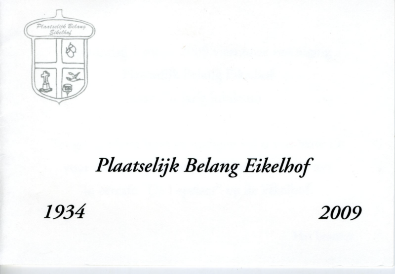 Bekijk detail van "Uitnodiging receptie t.g.v. 75-jarig bestaan Plaatselijk Belang Eikelhof, 2009"