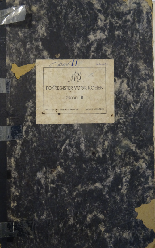 Bekijk detail van "Fokregister voor koeien met namen van aangesloten boeren binnen de gemeente <span class="highlight">Olst</span>, 1957 - 1961"