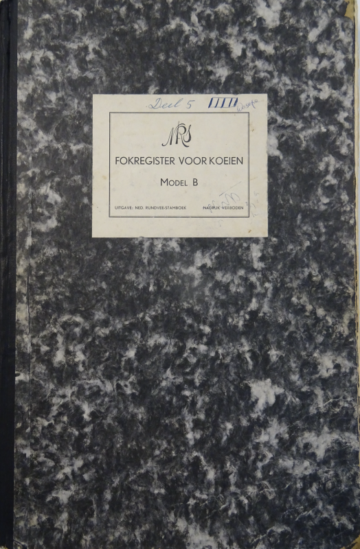 Bekijk detail van "Fokregister voor koeien van aangesloten boeren binnen de gemeente Olst, 1962 - 1966"