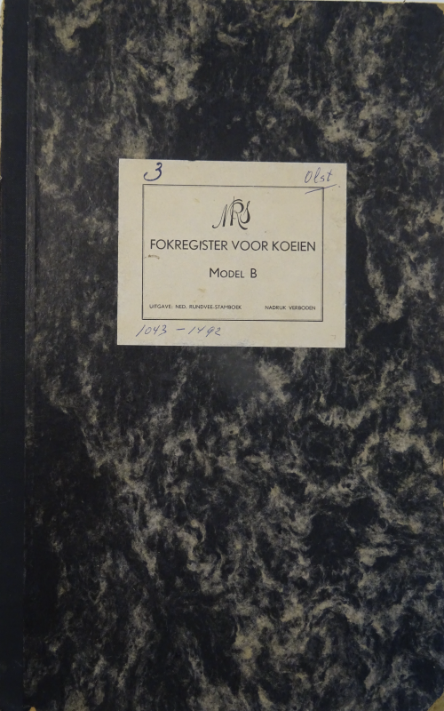 Bekijk detail van "Fokregister voor koeien, 1962 - 1966"