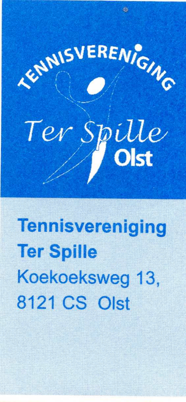 Bekijk detail van "Envelop met Logo: Tennisvereniging Ter Spille Olst"