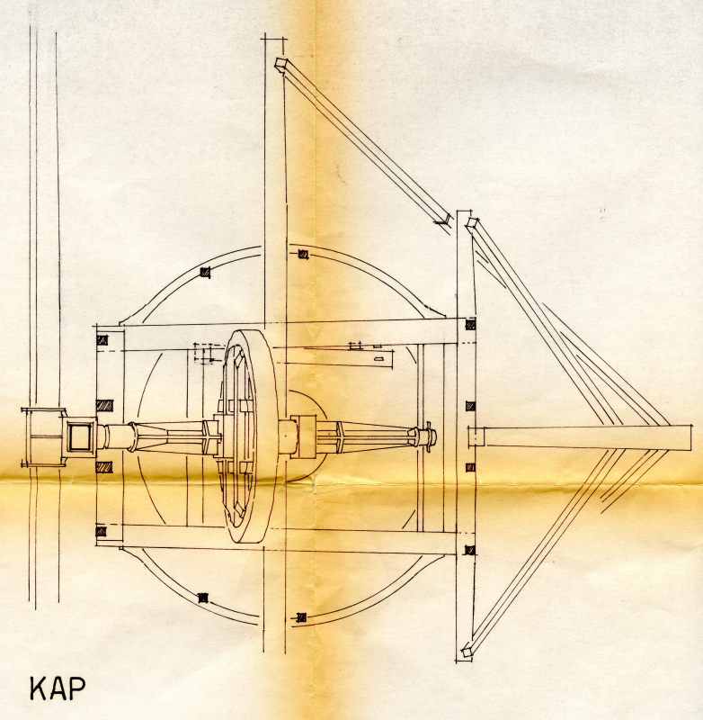 Bekijk detail van "Bouwtekening van de Bökkers Mölle Olst, 1994"