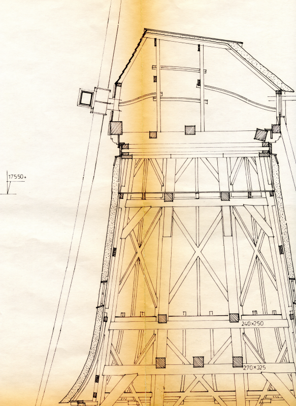 Bekijk detail van "Bouwtekening van de Bökkers Mölle, 1994"