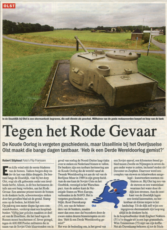 Bekijk detail van "Artikel uit de Elsevier van met titel 'Tegen het Rode Gevaar', 2007"