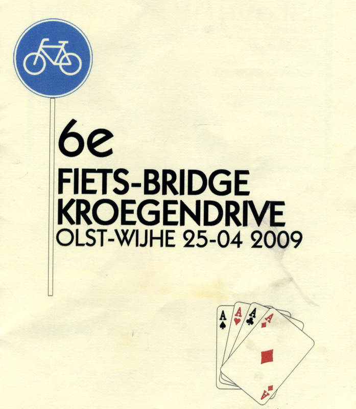 Bekijk detail van "Programmaboekje Fiets- Bridge - Kroegendrive, Olst - Wijhe,  2009"