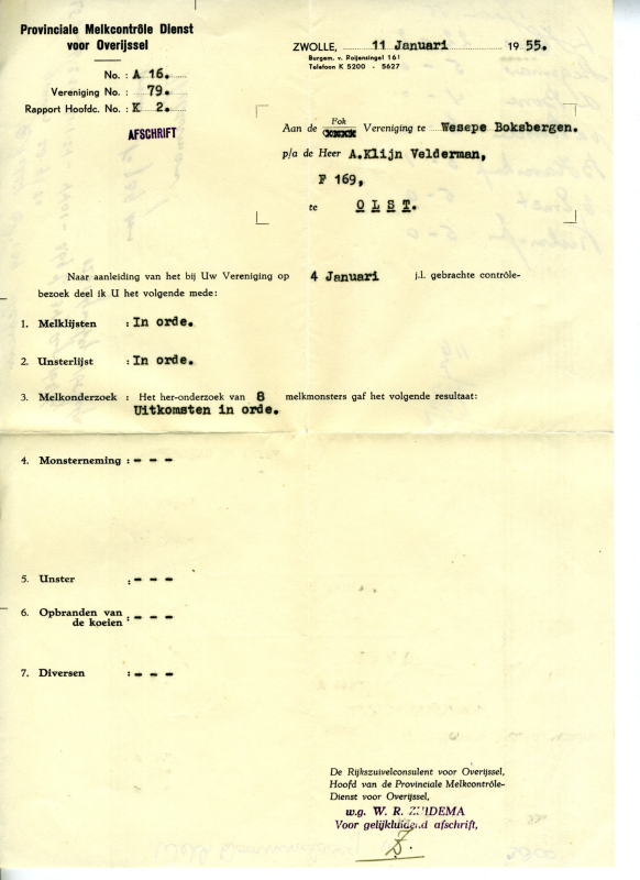 Bekijk detail van "Uitslag Provinciale Melkcontrole Dienst voor <span class="highlight">Overijssel</span>, 1955"