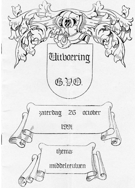 Bekijk detail van "Programmaboekje uitvoering Gymnastiek <span class="highlight">Vereniging</span> Olst (G.V.O.) op 26 oktober 1991"