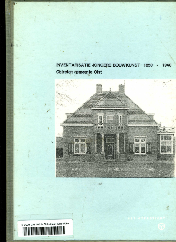 Bekijk detail van "Inventarisatie jongere bouwkunst 1850 - 1940.  1988."