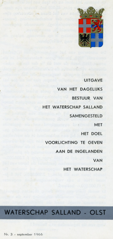 Bekijk detail van "Info: Waterschap Salland Olst, 1966."