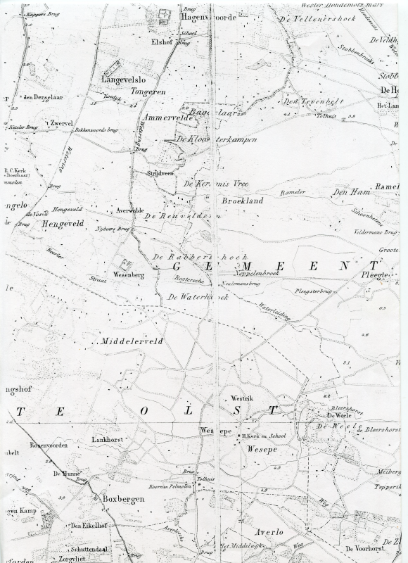 Bekijk detail van "A4 Kladblok met aantekeningen Kadasternummers e.a. Wesepe."