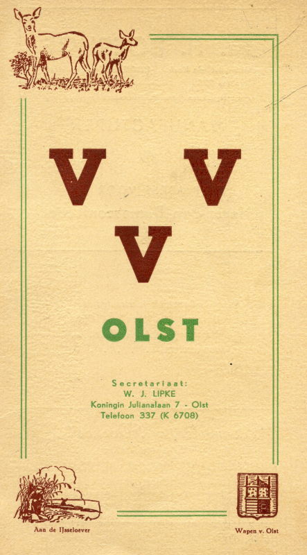 Bekijk detail van "Gids van de gemeente Olst, uitgegeven voor recreanten door de V.V.V. Olst, 1954"