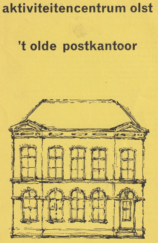 Bekijk detail van "Programma activiteitencentrum Olst 't Olde Postkantoor, 1975"