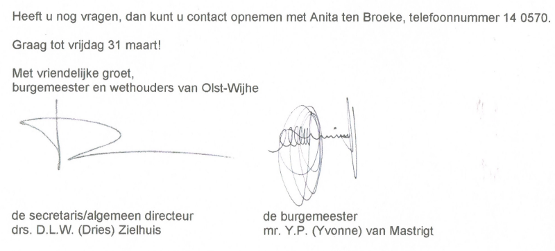 Bekijk detail van "Uitnodiging van B & W Olst-Wijhe: opening Ter Stegetunnel, 2023"