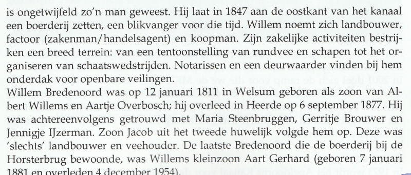 Bekijk detail van "Willem Bredenoord , een ondernemend persoon"