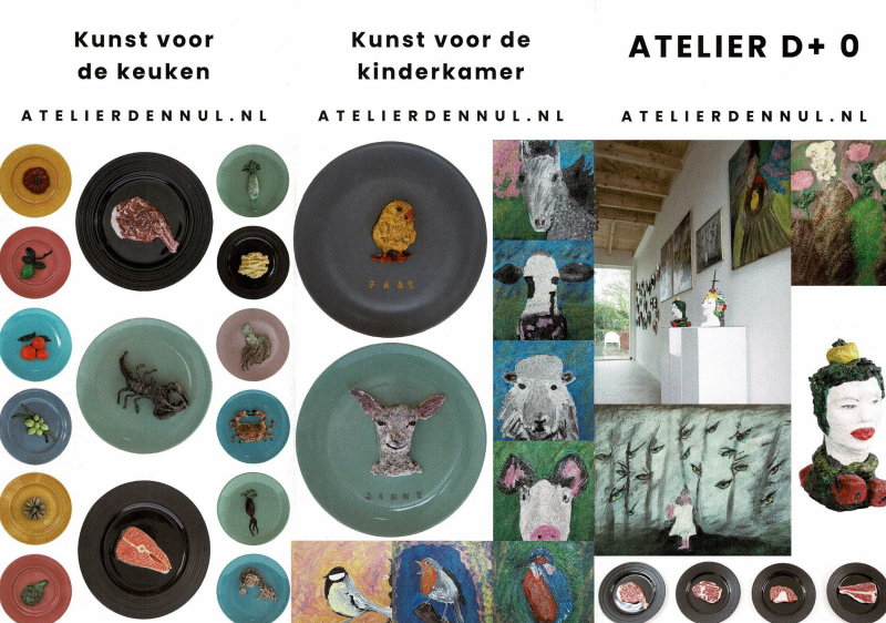 Bekijk detail van "Flyer Atelier D + O = Atelierdennul"