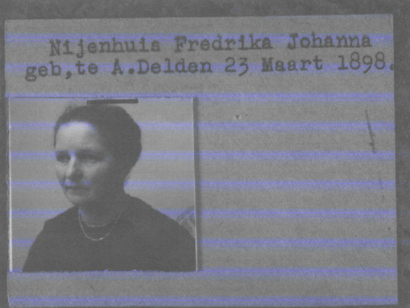 Bekijk detail van "Frederika Johanna Nijenhuis 1940"