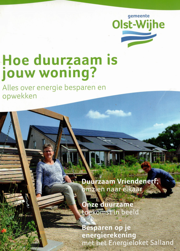 Bekijk detail van "Boekje: Hoe duurzaam is jouw woning, 2018"