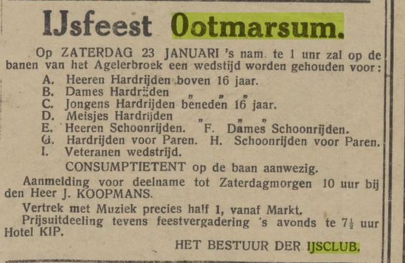 Bekijk detail van "IJsfeest in Ootmarsum"