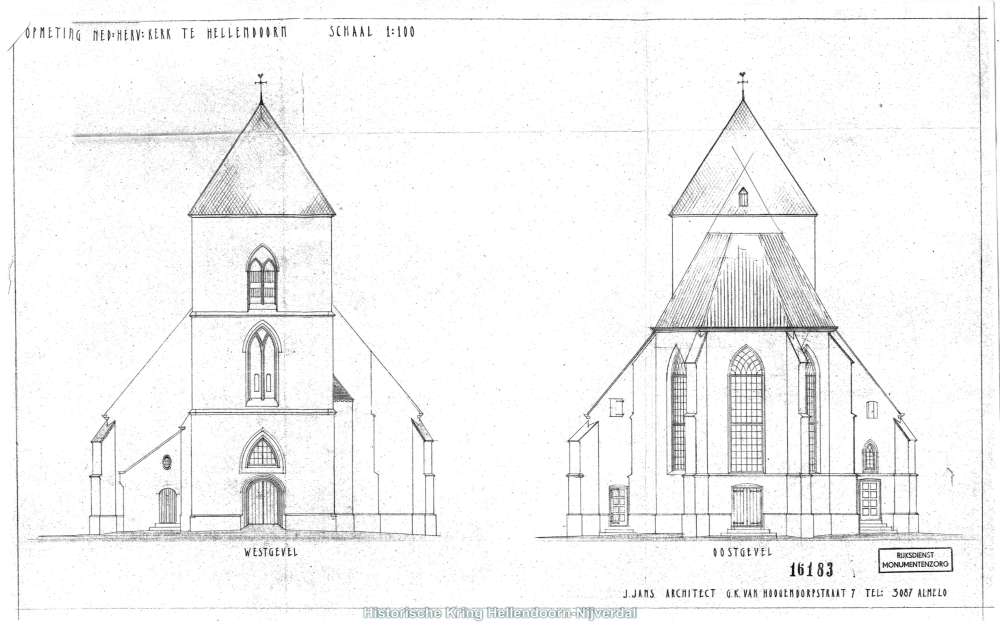 Bekijk detail van "Kerk (Oalen Griezen) Hellendoorn"