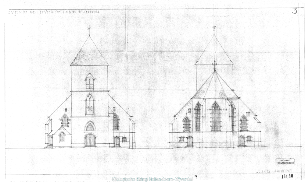 Bekijk detail van "Kerk (Oalen Griezen) Hellendoorn"