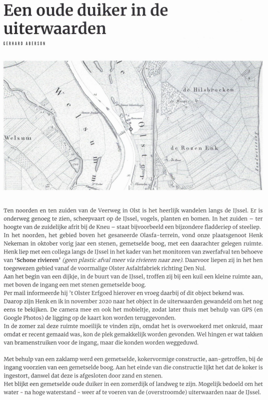 Bekijk detail van "Tijdschrift no. 89 't Olster Erfgoed, december 2021"