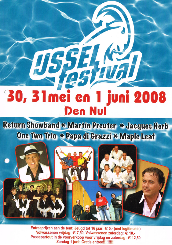 Bekijk detail van "Flyer: IJsselfestival Den Nul, 2008"