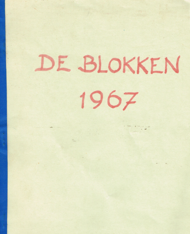 Bekijk detail van "Boekje: Reisverslag jongerenreis naar "De Blokken", Baarle Nassau, 1967"